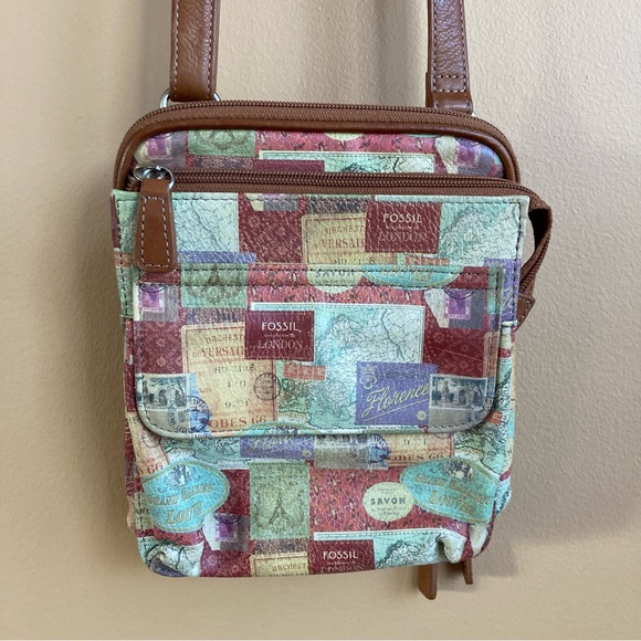 Fossil Bags Vintage Fossil Genuine Leather Crossbody Purse Poshmark